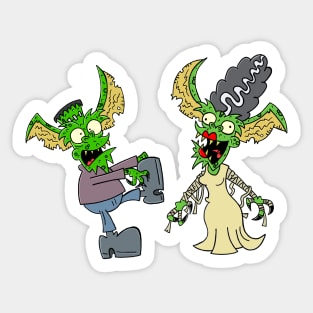 Franken-Gremlin Sticker